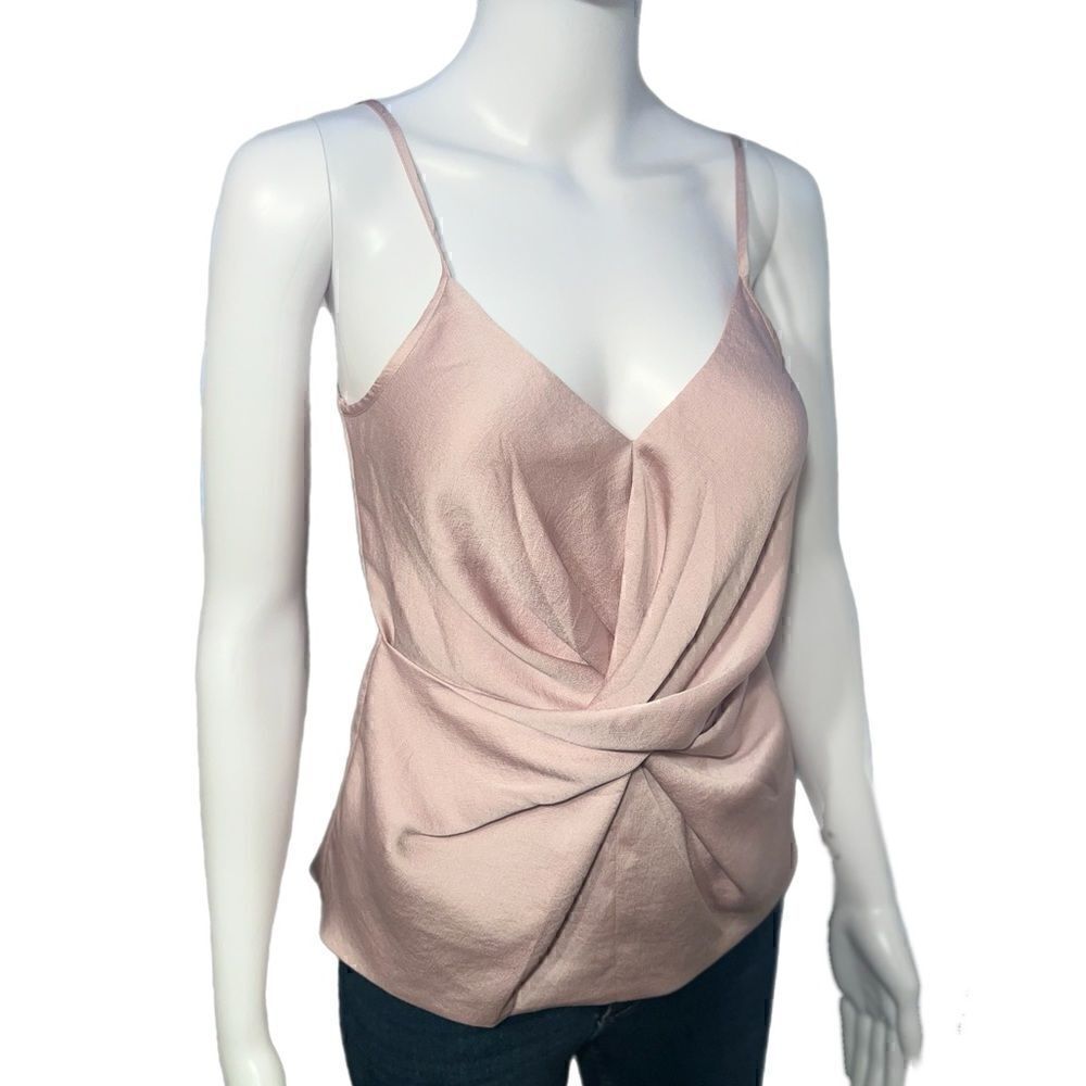 Express Mauve Silk Twist Top NWT